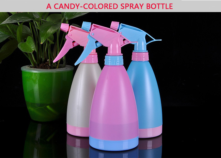 A CANDY-COLORED SPRAY BOTTLE